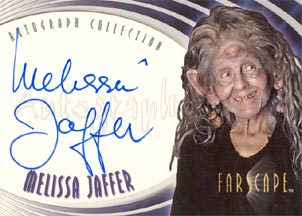 Melissa Jaffer as Noranti Autograph card