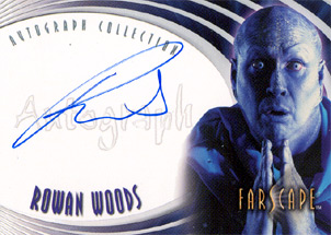Rowan Woods as Male Zhaan Autograph card