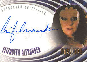 Elizabeth Alexander as Vella Autograph card
