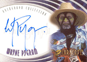 Wayne Pygram as Harvey Autograph card