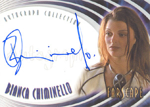 Bianca Chiminello as Jenavian Charto Autograph card