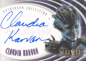 Claudia Karvan as Natira Autograph card