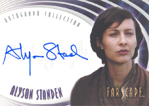 Alyson Standen as Ennixx Autograph card