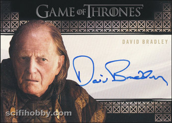 David Bradley as Walder Frey Other Autograph card
