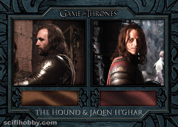 The Hound/Jaqen H'ghar Capes Relic card