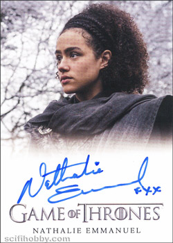 Nathalie Emmanuel as Missandei Other Autograph card