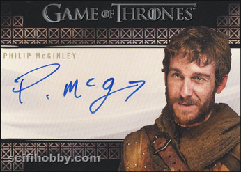 Philip McGinley as Anguy Other Autograph card