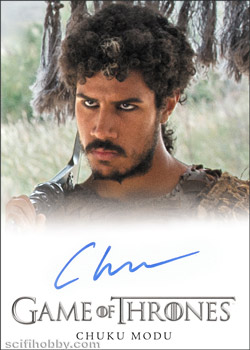 Chuku Modu as Aggo Other Autograph card
