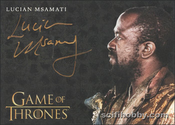 Lucian Msamati as Salladhor Saan Other Autograph card