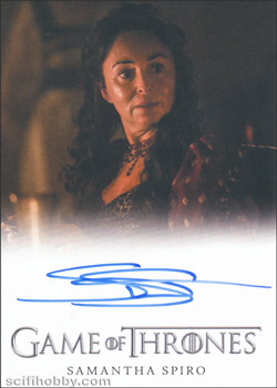 Samantha Spiro as Melessa Tarley Other Autograph card