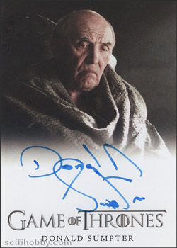 Donald Sumpter as Maester Luwin Other Autograph card