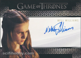 Nell Williams as Young Cersei Lannister Other Autograph card