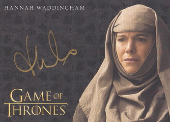 Hannah Waddingham as Septa Unella Other Autograph card