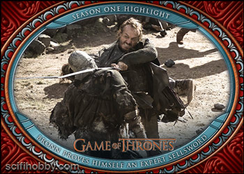 Season 1 - Bronn Proves Himself an Expert Sellsword Base card