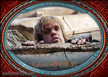 Season 1 - Tyrion Accused of Conspiracy, Jailed by Lysa Arryn Base card