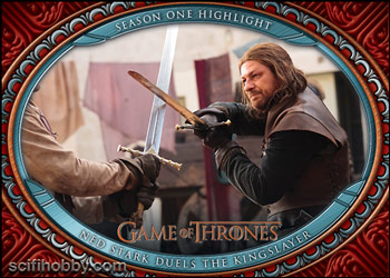 Season 1 - Ned Stark Duels the Kingslayer Base card