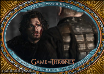 Season 2 - Jon Snow Proves Worthy of the Night's Watch Base card