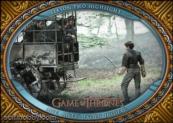 Season 2 - Arya Meets Jaqen H'ghar Base card