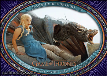 Season 4 - Daenerys' Dragons Assert Their Independence Base card