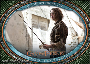 Season 5 - Arya Seeks Out Jaqen H'ghar Base card