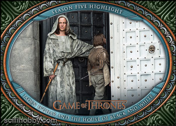 Season 5 - Jaqen H'ghar and the House of Black and White Base card