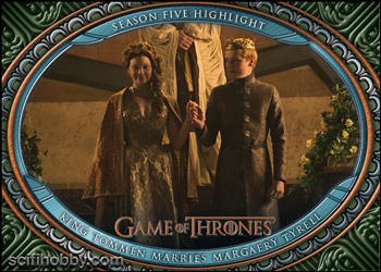 Season 5 - King Tommen Marries Margaery Tyrell Base card