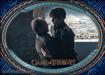 Season 6 - Ramsay Murders His Father Roose Bolton Base card