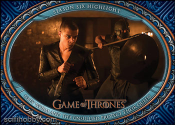 Season 6 - Grey Worm and the Unsullied Protect Their Queen Base card