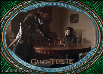 Season 7 - Lady Olenna Confesses to Murdering Joffrey Base card
