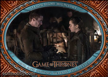 Season 8 - Arya and Gendry Prepare for Battle Base card