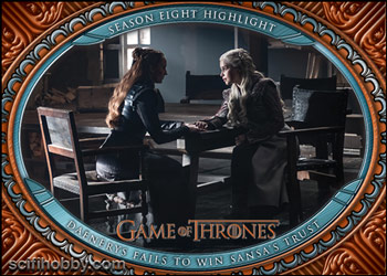 Season 8 - Daenerys Fails to Win Sansa's Trust Base card