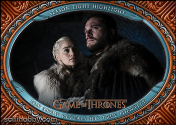 Season 8 - Jon Snow Reveals His True Identity Base card