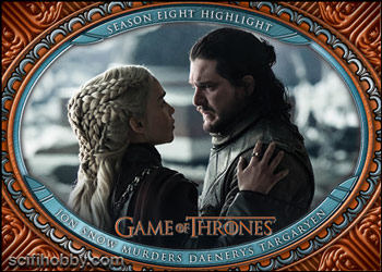 Season 8 - Jon Snow Murders Daenerys Targaryen Base card