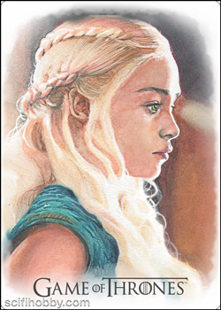Daenerys Targaryen by Chris Meeks Game of Thrones Artifex Metal card