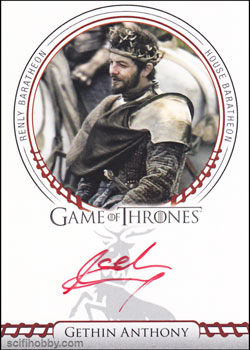 Gethin Anthony Other Autograph card