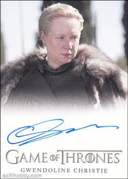 Gwendoline Christie Other Autograph card