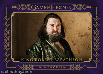 King Robert Baratheon In Memoriam