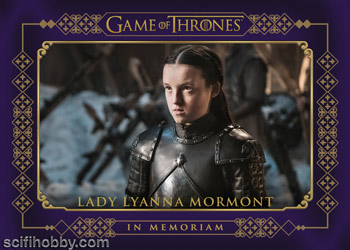 Lady Lyanna Mormont In Memoriam