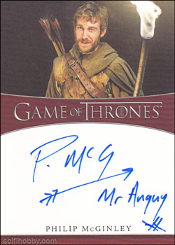 Philip McGinley Quantity Range: 1 Inscription Autograph card