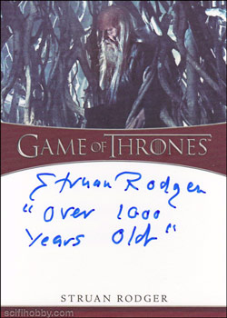 Struan Rodger Quantity Range: 26-50 Inscription Autograph card