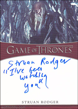 Struan Rodger Quantity Range: 26-50 Inscription Autograph card