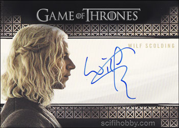 Wilf Scolding Other Autograph card