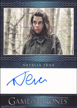 Natalia Tena Other Autograph card