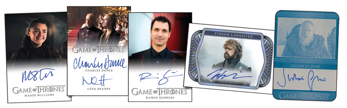 Dragonglass, printing plat and dual autograph cards