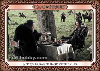 Ned Stark Named Hand of the King Base card