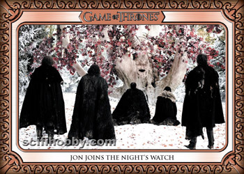 Jon Joins the Night's Watch Base card