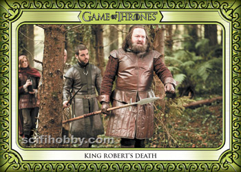 King Robert's Death Base card