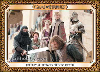 Joffrey Sentences Ned to Death Base card