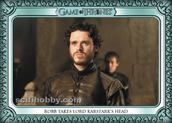 Robb Takes Lord Karstark's Head Base card