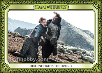 Brienne Fights the Hound Base card